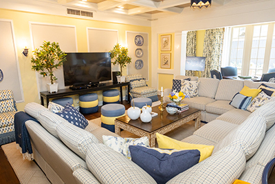 Alpha Theta game room.