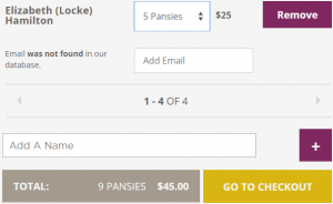 Pansy Patch checkout