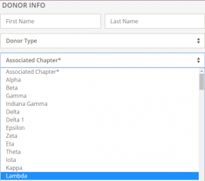Pansy Patch Donor Info