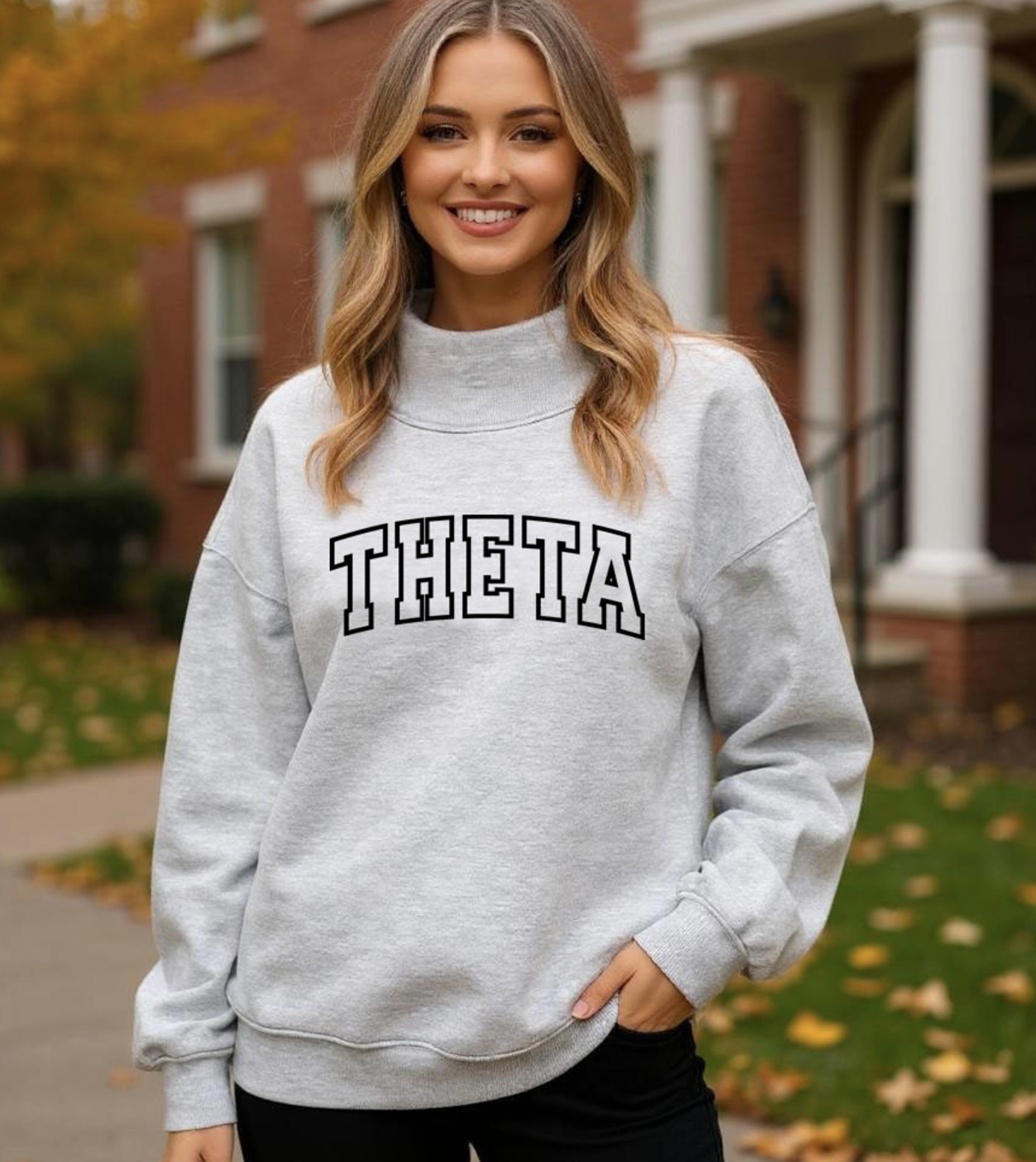 Lightweight Varsity Mockneck from GreekGear