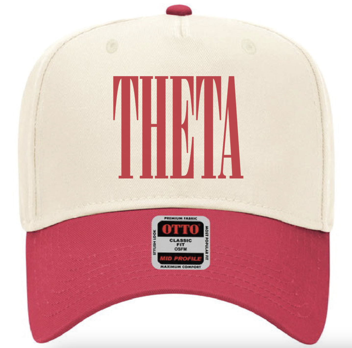 Red Embroidered Hat from University Tees